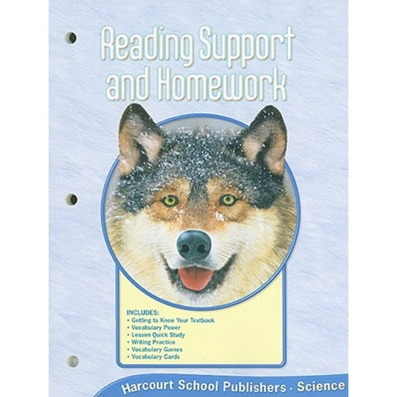 Harcourt Science: Reading Support and Homework Grade 4 (Paperback) by Harcourt School Publishers (Prepared for publication by)