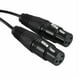 thumbnail image 5 of Cable de audio de interconexión balanceado TRS 35mm doble xlr hembra, cables en 5 metros, 5 of 9