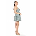 thumbnail image 2 of Vestido corto con volantes Roman Fashion/Juvenil, 2676 (Verde militar) verde ECH, 2 of 5