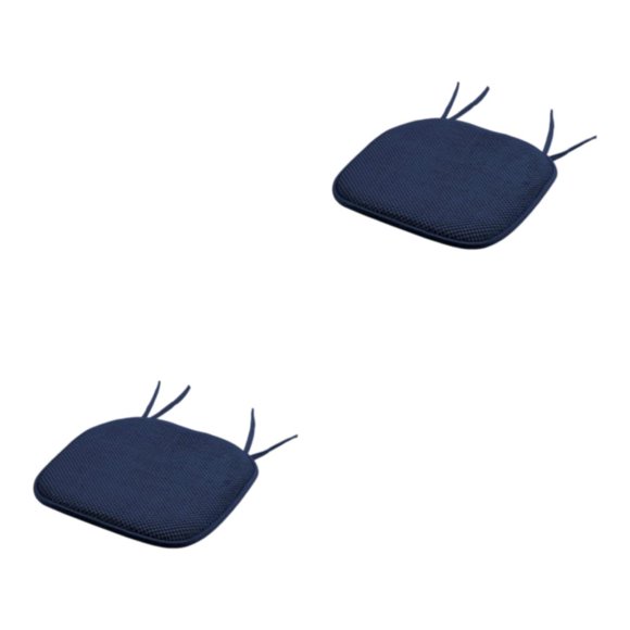 Cojín de asiento Injueey antideslizante para silla de comedor Azul 41*41cm 2Conjunto