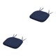 thumbnail image 1 of Cojín de asiento Injueey antideslizante para silla de comedor Azul 41*41cm 2Conjunto, 1 of 6