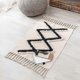 thumbnail image 2 of Retro Boho Hand Woven Tassel Carpet Farmhouse Rug Bedside Rug Geometric Floor Mat Living Room Bedro, 2 of 5