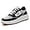 Black White Knit, variant on Women’s Chunky Platform Sneakers | Orthopedic Walking Shoes with Arch Support | Breathable Knit Uppers | Casual Shoes with Non-Slip Rubber Outsole | Perfect for Travel, Shopping | White Tennis Shoes