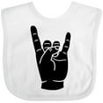 thumbnail image 3 of Inktastic Rocker Horns Boys or Girls Baby Bib, 3 of 4