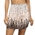 thumbnail image 1 of PrettyGuide Women's Sequin Skirt Stretchy Bodycon Sparkle Mini Skirt Night Out, 1 of 7