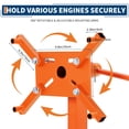 thumbnail image 4 of Support de Moteur de Réparation Auto Yiwa, Chariot de Moteur à Cadre en Acier Pliant Robuste avec Base Rotative et 4 Bras Réglables, 4 of 6