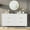 White, variant on TEQIN Fluted Dresser with 7 Drawers,55.1" W Dressers for Bedroom,Modern Chest of Drawers with Metal Handle,Chest of Drawers for Living Room Hallway Entryway