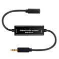 thumbnail image 1 of Stereo Audio Isolation 3.5mm Speaker Audio Noise Noise Common Ground Filter Eliminator GROUND LOOP Isolator, 1 of 5