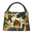 thumbnail image 2 of Cartoon Ninjago Portable Lunch Bags Insulation Lunchbag Thermal Bento Bag Lunch Box Reusable Picnic Bag Snack Bag Ice Bag, 2 of 9