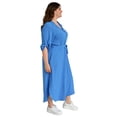 thumbnail image 2 of Vestido largo Roman Fashion V-MIC-1765-AZUL Tallas extras Azul claro 36, 2 of 6
