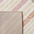 thumbnail image 6 of SAFAVIEH Sarasota Alton Geometric Indoor/Outdoor Area Rug, Pink/Brown, 6'7" x 6'7" Square, 6 of 6