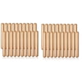 thumbnail image 1 of 40 Pcs Bâtons de Rythme pour Enfants 8 Pouces Bâtons de Musique Lummi Classiques Clavettes en Bois Instrument de Percussion Musical, 40 x Bâton de Rythme, Couleur Bois, 1 of 7