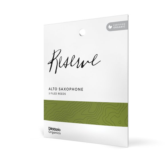 Cañas para saxofón alto D'Addario Organic Reserve 3.0+ Strength