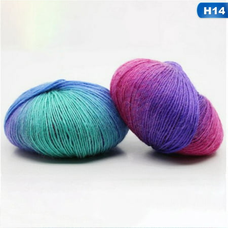 KABOER 2019 Hot Sell Rainbow Wool Cotton Yarn Bamboo Protein Line Child Fabric For Sewing For Hand Knitting Wool Yarn Sweater (Best Yarn For Knitting Sweaters)