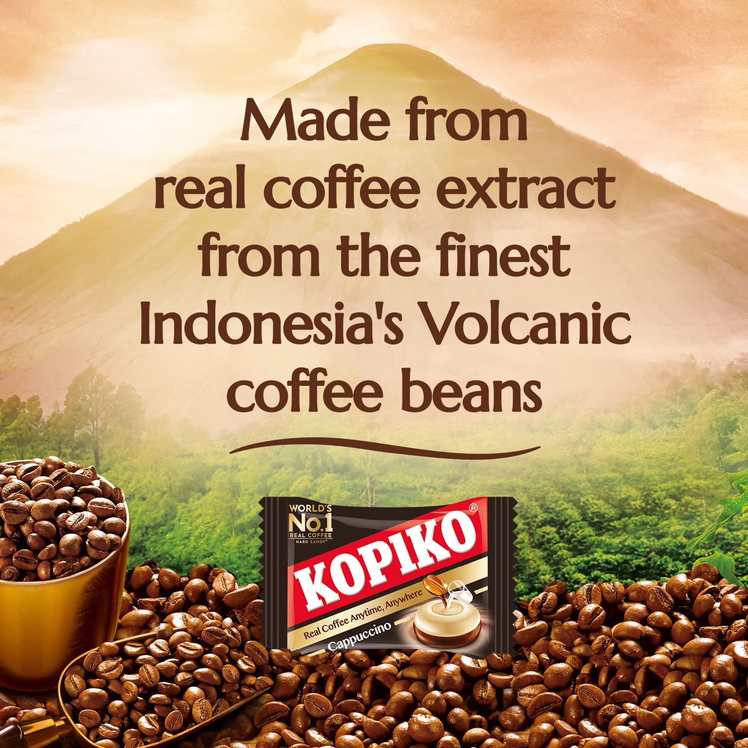 Kopiko Cappuccino Hard Coffee Candies, 36 Pcs Bag - Walmart.com