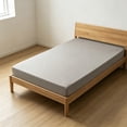thumbnail image 6 of Gosuguu Dark Gray Polyester Fitted Sheet Non-Slip Fixed Bed Cover Protective Soft Fiber, 78.74x35.43in, 6 of 6