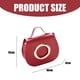 thumbnail image 4 of Bolso bandolera de piel de color liso para mujer, bolso de hombro, bolso de pecho, bolso de piel, bolso rosa para mujer, 4 of 5