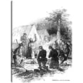 thumbnail image 1 of Cuadro Decorativo - Campamento Stonewall Jackson Jr  Impresión en canvas, estrechado., 1 of 2