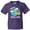 Purple, variant on Inktastic Happy Earth Day Cute Smiling Planet Earth with Tree Youth T-Shirt