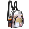 thumbnail image 1 of yeacher Unisex PVC Clear Backpack for Students - Stylish, Durable, and Spacious Outdoor Travel Bag, 1 of 6