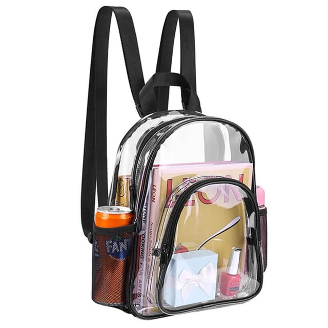 yeacher Unisex PVC Clear Backpack for Students - Stylish, Durable, and Spacious Outdoor Travel Bag