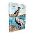 thumbnail image 3 of Nautical Pelican Bird Beak Animals & Insects Painting Gallery Wrapped Canvas Print Wall Art, 3 of 7