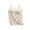 Beige, variant on hotojiny Womens Summer Tops Comfortable Basic Sleeveless V Neck Cami Shirt with Built in Bra Going out Clothes