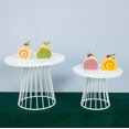 thumbnail image 4 of Cake Stand Home Party Dessert Table Display Rack Dessert Cake Tray Cold Meal Tea Break Table Afternoon Tea Center Rack Metal1p3p white 1 PCS M 10 INCH, 4 of 6