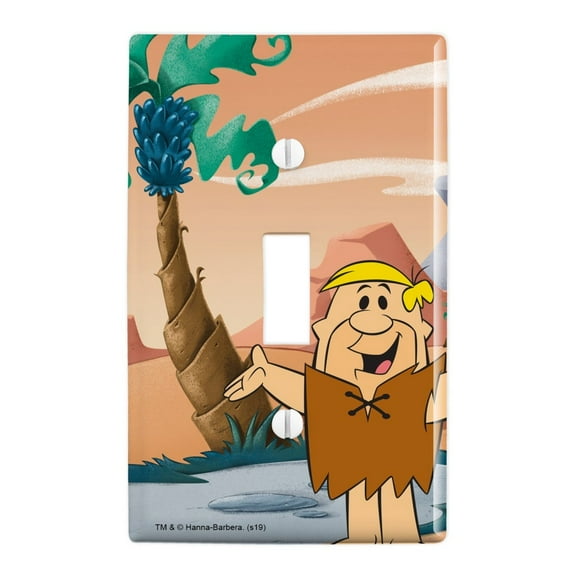 The Flintstones Barney Character Plastic Wall Decor Toggle Light Switch Plate Cover