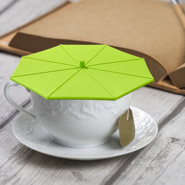 Couvercle de Tasse en Forme de Parapluie Scellable 5 Pcs
