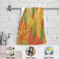 thumbnail image 5 of Autumn Foliage Maple Leaf Hand Towels 2 PCS, Kitchen Towel Ultra Soft and Highly Absorbent,Decorative Fingertip Face Towel for Bathroom Hotel, 28.3"x14.4", 5 of 6
