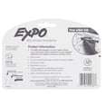 thumbnail image 5 of EXPO Magnetic Dry Erase Markers with Eraser, Fine Tip, Black, 4-Count, 5 of 9