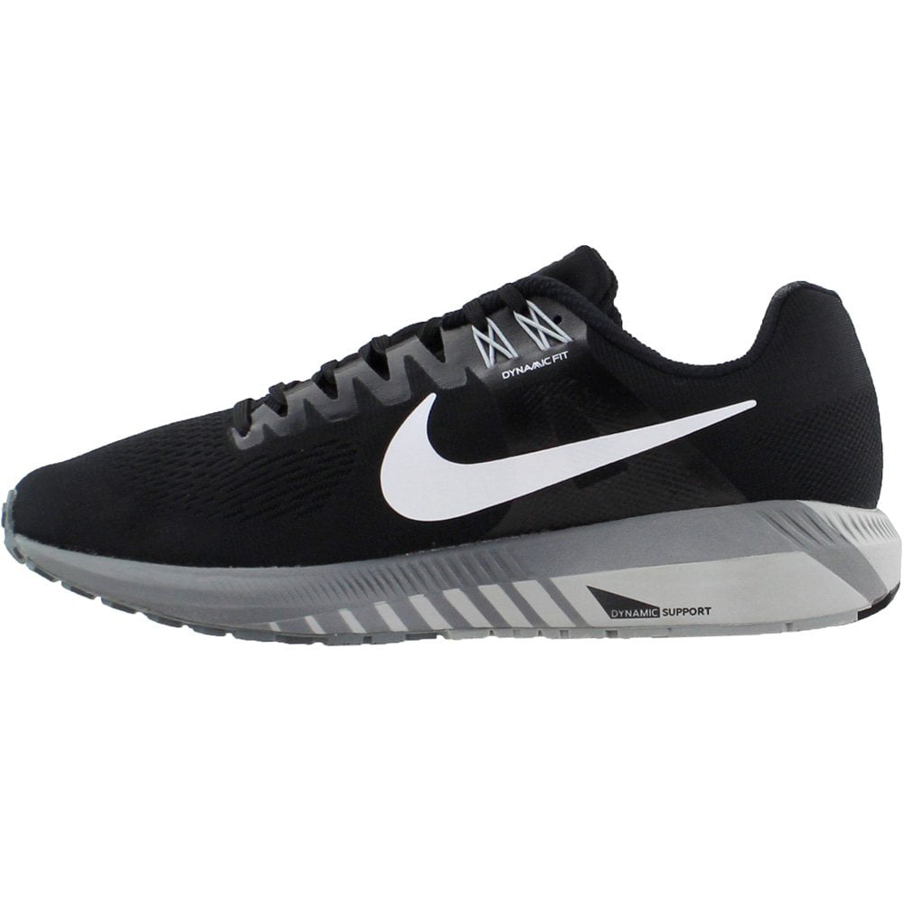 Nike Mens Air Structure 21 Running Casual Shoes - Black 8 - Walmart.com
