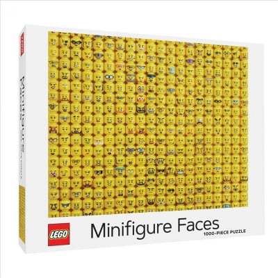 Pre-Owned LEGO® Minifigure Faces 1000 Piece Puzzle – Fun LEGO Minifigure Puzzle