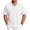 #White, variant on Fanshiluo Men's Checkered Print Short Sleeve Polo Shirt, Casual Collared Golf T-Shirt,Size:L,Big and Tall Men