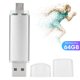 thumbnail image 2 of Memoria USB OTG Flash Drive 2 en 1 Thumb U Disk USB2.0 Accesorios para computadora 64 GB, 2 of 12