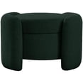 thumbnail image 3 of Meridian Furniture Horizon Green Boucle Fabric Ottoman, 3 of 8