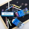 thumbnail image 6 of BAZIC Chalk Set, Colored 12 Pcs + White 12 Pcs + Chalkboard Eraser, 1-Pack, 6 of 8