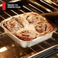 thumbnail image 2 of Stock Your Home (20 Pack) 8x8 Disposable Baking Pans with Lids, Heavy Duty Square Aluminum Cake Pan with Lid, Foil Trays with Clear Plastic Cover, Food Take Out Container for Baked Goods, 2 of 7