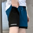 thumbnail image 2 of Jinhomg Boys Running Shorts with Liner Quick Dry Athletic Shorts Gym Biker Shorts 2 in 1 Wokout Shorts Lightweight Outdoor Sportswear 7-17 Years, 2 of 8