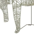 thumbnail image 4 of Pemberly Row Mesh Metal Reindeer & Sleigh Christmas Decoration - Gold, 4 of 7