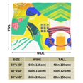 thumbnail image 3 of Throw Blanket Graffiti Abstract Texture For Couch-Ultra-Soft Micro Fleece Sofa Bed Camping Travel Blanket For Kid Baby Boys Girls Adults 50"X40", 3 of 8