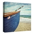 thumbnail image 4 of Masterpiece Art Gallery Lifeguard Boat On The Beach by Mimi Payne Canvas Art Print 20" x 20", 4 of 4