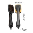 thumbnail image 3 of MMJ 2 In 1 Hair Dryer Brush Straightener Negative Ion Blow Dryer Volumizer Detangler Smooth Frizz Hot Air Styler, 3 of 9