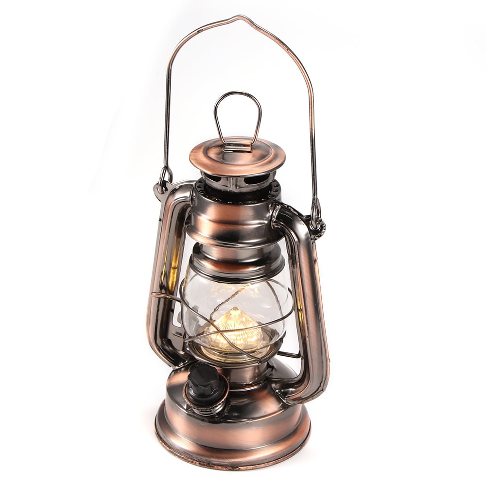 Vintage oil gas lantern Glass metal kerosene lamp Hurricane lamp