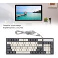 GGB-RGB Wired Gaming Keyboard,96 Keys Ergonomic Keyboard,Adjustable ...