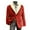 Red, variant on Adeawade Christmas Jacket For Men 2025 Long Sleeve Men'S Business A Versatile Solid Color Suit Jacket Winter Notch Lapel Coats Retro Outerwear Red M
