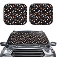 thumbnail image 2 of Saiise Space Rocket for Foldable Car Sun Shades (2-Pack) Offer Sun Protection with an Easy-fold Design for Convenient Windshield Shading-Small, 2 of 6