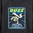thumbnail image 3 of Disney - Toy Story - Buzz Breakdancing - Women's Lightweight French Terry Long Sleeve Shirt, 3 of 5