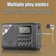 thumbnail image 4 of Portable FM/AM/SW Receiver Rechargeable Radio with TF/USB Music Player and LCD Display 3.5mm Headphone Jack, 4 of 5